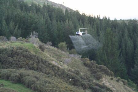 Farm Operations Helicopter Aerial Topdressing