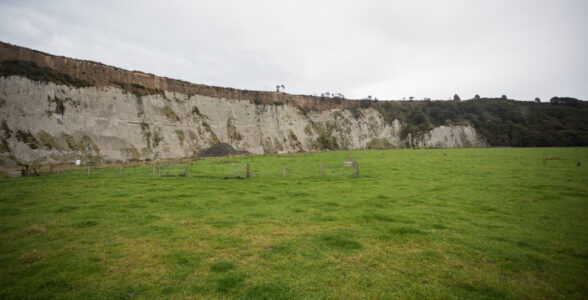 Land White Papa Cliff Wide View